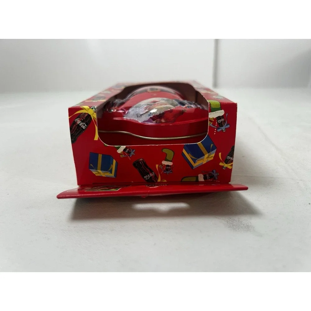Coca Cola SANTA CLAUS Playing Cards in Collectible Red Tin 2 Decks Vintage NIB